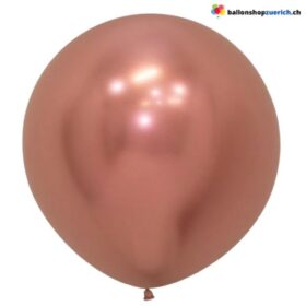 Roségold Runder XL Luftballon 60 cm